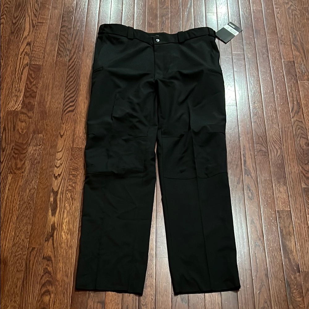 Blauer Black Cargo Pants Sturdy Full-Length Design